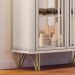 Buffet Aparador Saluti com Cristaleira Évora Off White - HB Móveis