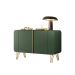 Buffet Benvenuto MDP/MDF Sala de Estar Decorativo com Pés em Aço Verde Pistache G26 - Hb Móveis
