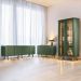 Conjunto Decorativo 1 Cristaleira e 2 Buffets Évora/Saluti/Benvenuto Verde Pistache G26 - HB Móveis