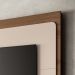 Home Estante Quantum 2 Portas em MDP/MDF para TV até 70 Polegadas Off White/Castanho G26 - Hb Móveis