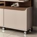Home Estante Quantum 2 Portas em MDP/MDF para TV até 70 Polegadas Off White/Castanho G26 - Hb Móveis