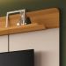 Home Painel Galax Suspenso para TV até 70 Polegadas com Off White/Cinamomo G26 - Hb Móveis