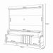 Home Painel Theater Bold Sala TV até 65 Polegadas Castanho/Off White