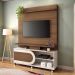 Home Painel Theater Orbis Sala TV até 55" Polegadas Castanho/Off White