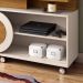 Home Painel Theater Orbis Sala TV até 55" Polegadas Cinamomo/Off White