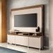 Home Painel Theater Quantum Sala TV até 70 Polegadas Off White/Castanho
