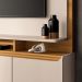 Home Painel Theater Quantum Sala TV até 70 Polegadas Off White/Cinamomo