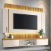 Home Suspenso Illusion 1.8 Off White/Cinamomo para TV até 55” - HB Móveis