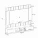 Home Suspenso Illusion 1.8 Off White/Cinamomo para TV até 55” - HB Móveis