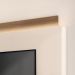 Home Theater Nobre TV até 85 Polegadas com LED Off White/Castanho G26 - Hb Móveis