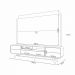 Home Theater Nobre TV até 85 Polegadas com LED Off White/Cinamomo G26 - Hb Móveis