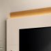 Home Theater Nobre TV até 85 Polegadas com LED Off White/Cinamomo G26 - Hb Móveis
