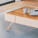 Mesa de Centro Cadenza Off White/Cinamomo - HB Móveis