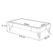 Mesa de Centro Cadenza com Pés em Aço Off White/Castanho