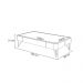 Mesa de Centro Cadenza em MDP/MDF com Pés em Aço Verde Pistache/Castanho G26 - Hb Móveis