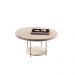 Mesa de Centro Sky com Pés em Aço e Tampo de MDF Off White