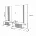 Painel Home Suspenso Empire TV até 85" Polegadas Castanho/Off White