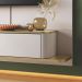 Painel Home Suspenso Galax TV até 70" Polegadas Off White/Campanhe