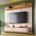 Painel Home Suspenso Galax TV até 70" Polegadas Off White/Cinamomo