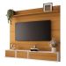 Painel Home Suspenso Max TV até 70" Polegadas com 3 Portas Cinamomo/Off White