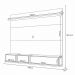 Painel Home Suspenso Max TV até 70" Polegadas com 3 Portas Cinamomo/Off White