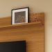 Painel Home Suspenso Max TV até 70" Polegadas com 3 Portas Cinamomo/Off White