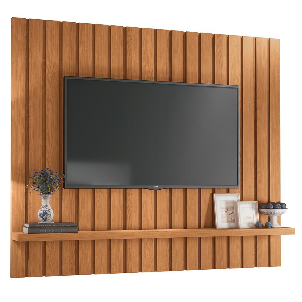 Painel Suspenso Link 1.6 Ripado Cinamomo para TV até 60" - HB Móveis