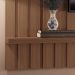 Painel Suspenso Link 2.0 Ripado Castanho para TV até 70" - HB Móveis