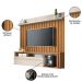Painel TV 55 Pol 160cm Bancada Suspensa Self Off/Cinamomo - HB Móveis