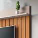 Painel TV 55 Pol 160cm Bancada Suspensa Self Off/Cinamomo - HB Móveis