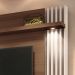 Painel TV 55 Pol 181cm Bancada Suspensa Cosmo Off/Castanho - HB Móveis