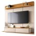 Painel TV 70 Pol 180cm Bancada Suspensa Galax Off/Cinamomo - HB Móveis