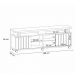 Rack Bancada Briz 1.8 Off White/Castanho para TV até 70” - HB Móveis
