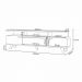 Rack Bancada Essenza Para TV até 70" Polegadas Off White/Castanho