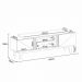 Rack Bancada Lift 1.6 Off White/Cinamomo para TV até 60" - HB Móveis