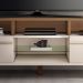 Rack Bancada de TV 60 Pol 160cm Essenza Castanho/Off White - HB Móveis