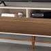 Rack Bancada de TV 85 Pol 220cm Época Castanho/Off - HB Móveis