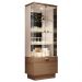 Sala de Jantar com Cristaleira Aura e Buffet Aparador Sollare Castanho/Off White - HB Móveis