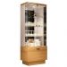 Sala de Jantar com Cristaleira Aura e Buffet Aparador Sollare Cinamomo/Off White - HB Móveis