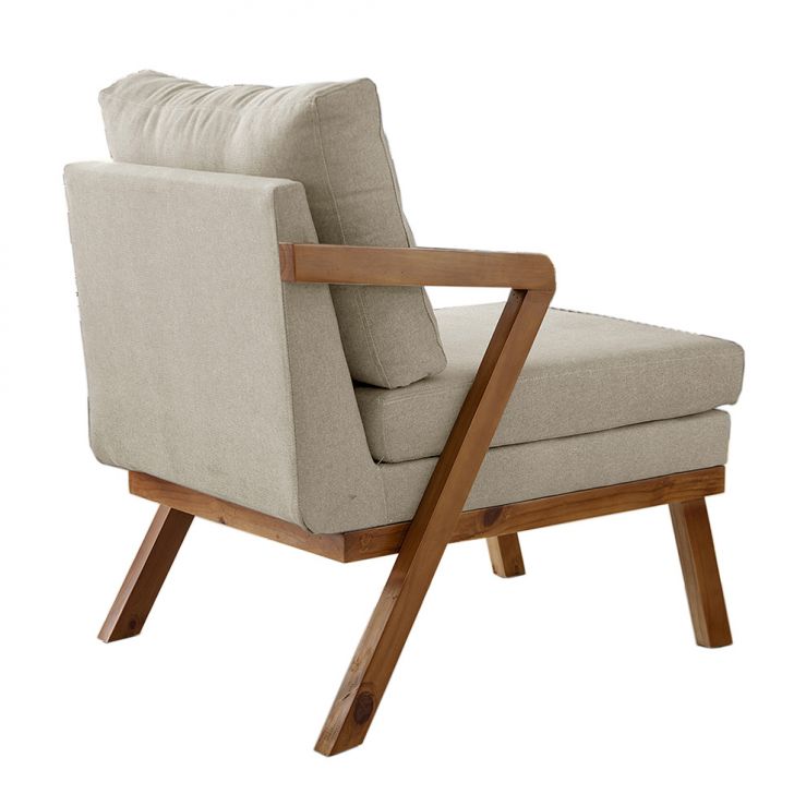 [OUTLET] Poltrona Sophia Linho Bege