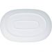 10 Travessas Saladeira Melamina Branca 26,2x17x2,6cm Buffet Restaurante Haus Concept