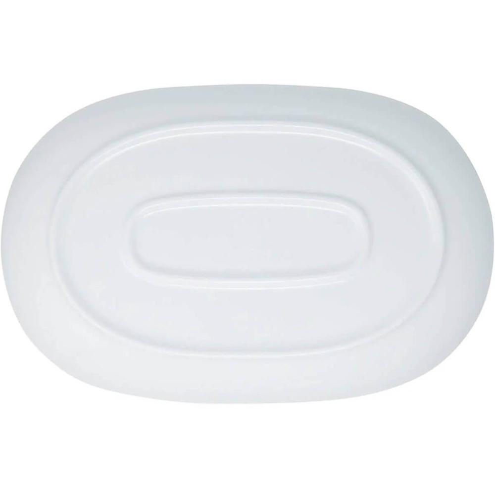 10 Travessas Saladeira Melamina Branca 26,2x17x2,6cm Buffet Restaurante Haus Concept
