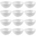12 Ramekins de Melamina Relevo 90ml Branco Sauce Haus Bowls Pequenos Molhos