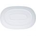 20 Bandejas Travessas Melamina Brancas 26,2x17x2,6cm Buffet