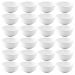 24 Bowls Melamina 150ml Branco Cumbuca Tigela Fruta Sobremes