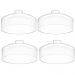 4 Cúpulas Transparentes Tampa de Bolo 19cm Pudim Padaria Buffet Clean Haus Concept