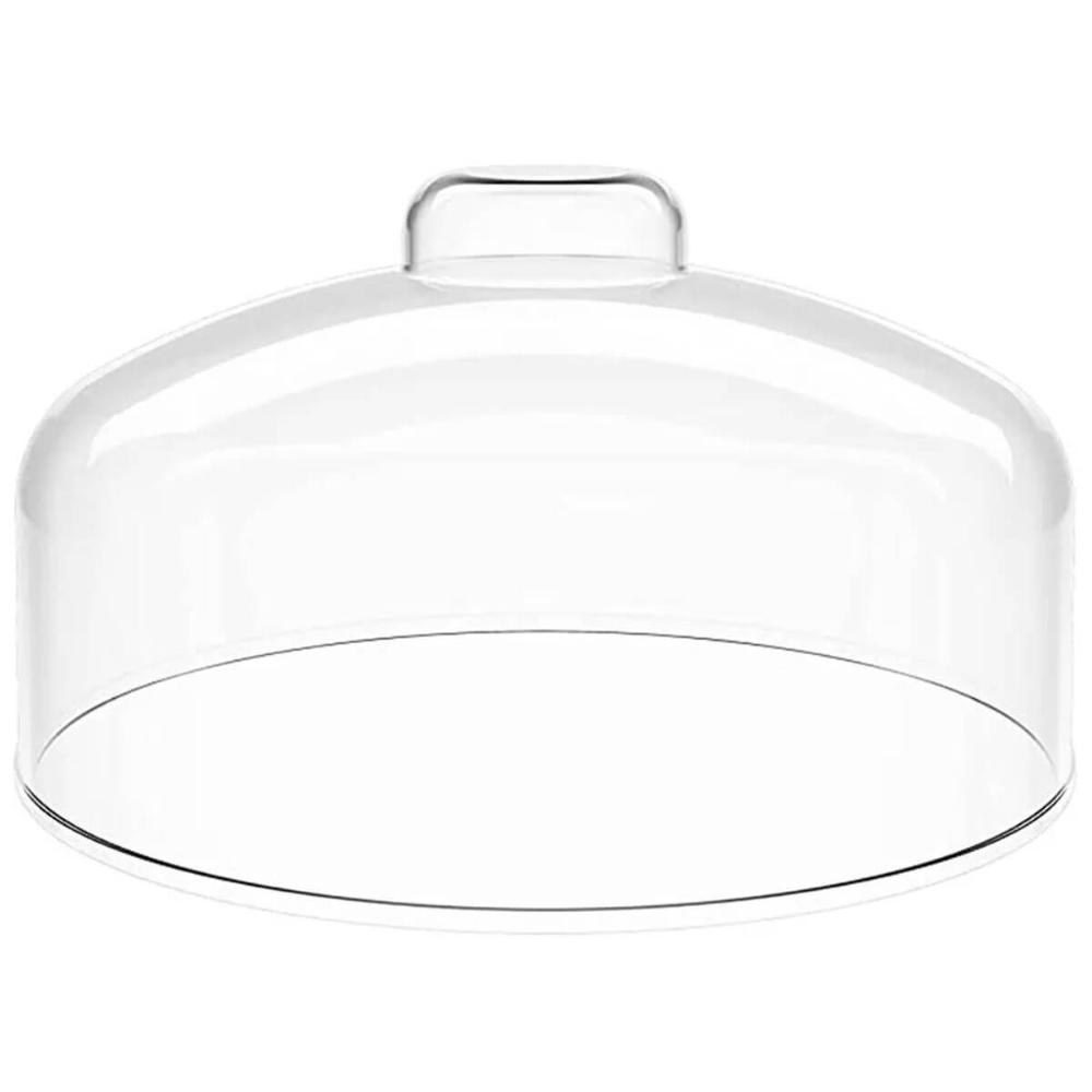 4 Cúpulas de Plástico 24cm Clear para Bolos Tortas Doces Pratos Haus Concept Cristal