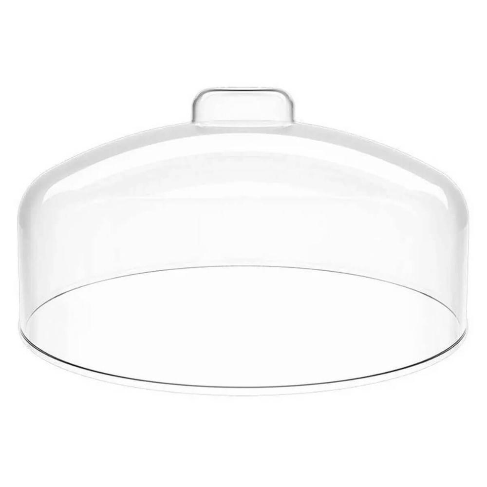 4 Cúpulas para Prato de Bolo Natural Tampa de Plástico 31cm Haus Concept