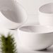 Bowl Melamina 9x4,5cm Branco Serenata Cumbuca Tigela Fruta Sobremesa Cereais Ingredientes Haus Concept