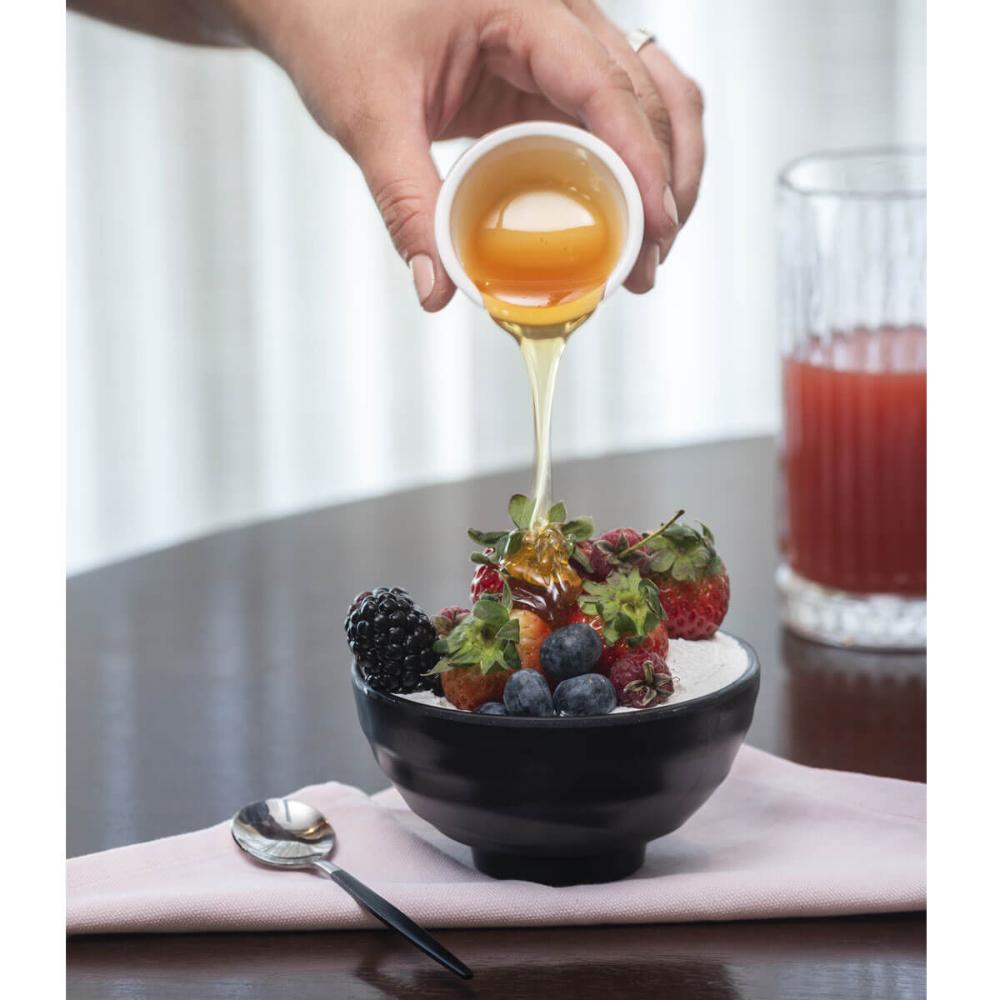 Bowl de Melamina Miso Preto 11,3x6cm Servir Ceviche e Shimeji Haus Concept